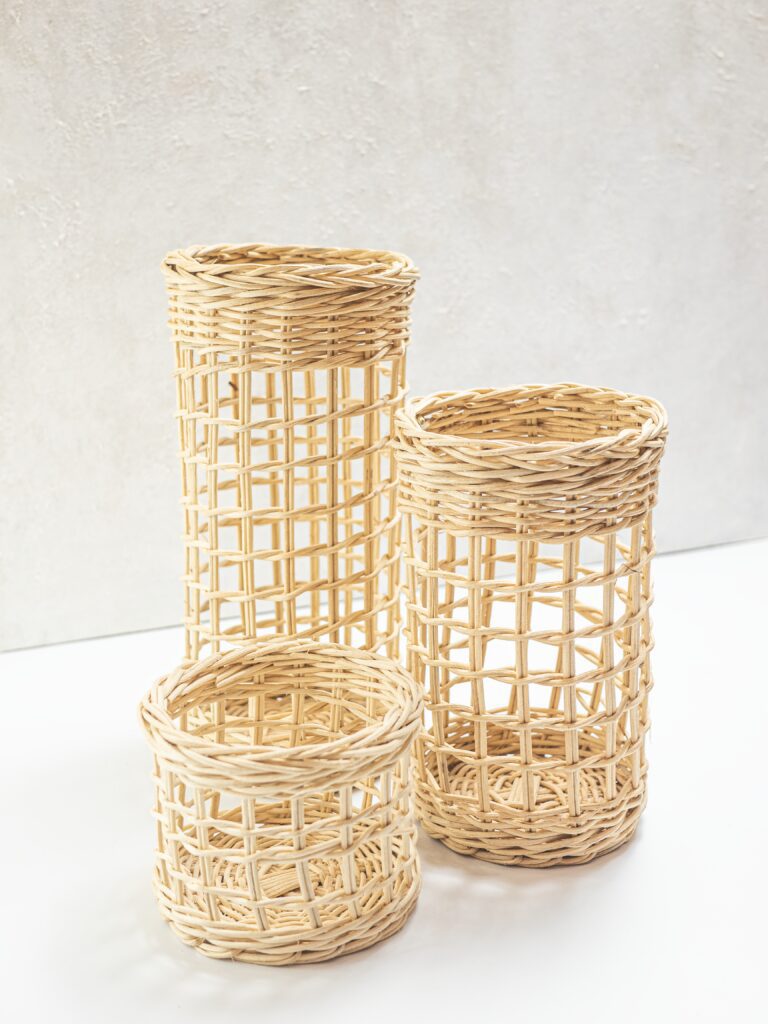 RATTAN candle holder – Allgoodthings Rentals & Styling