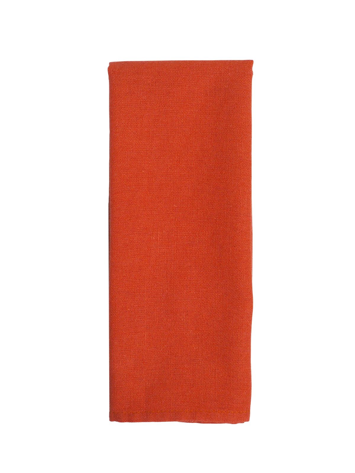 LI-clean-Orange linen napkin