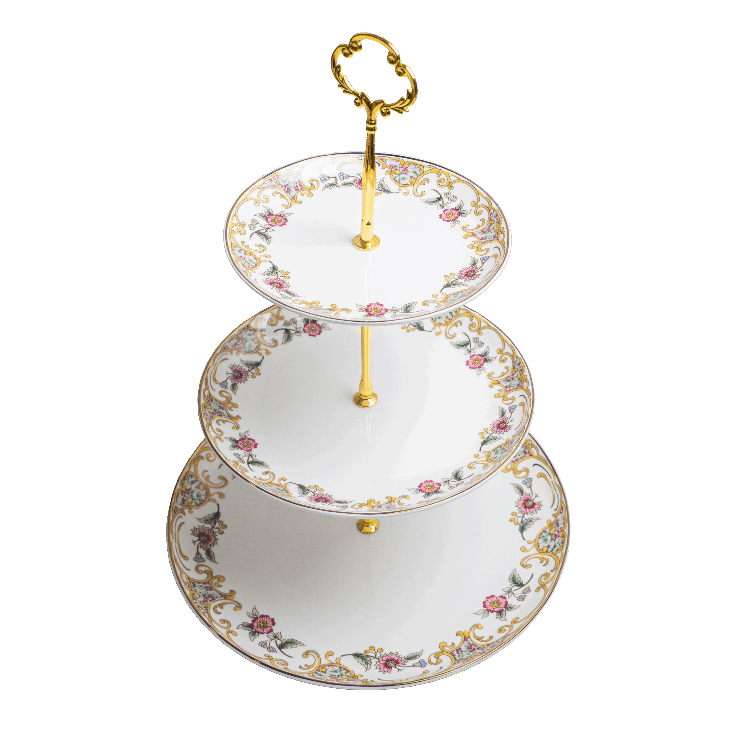 TE clean - Cakestand, Antique Floral